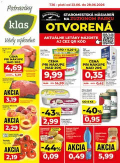 Náhľad Klas letáku platného od 22.06.2026