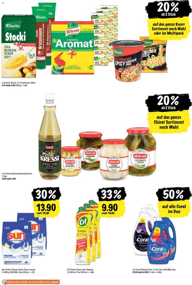 Neue Coop Aktionen ab 22.10.