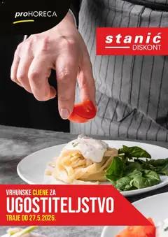 Pregled letka Horeca 9 2026 trgovine Stanić Diskont vrijedi od 22.05.2026