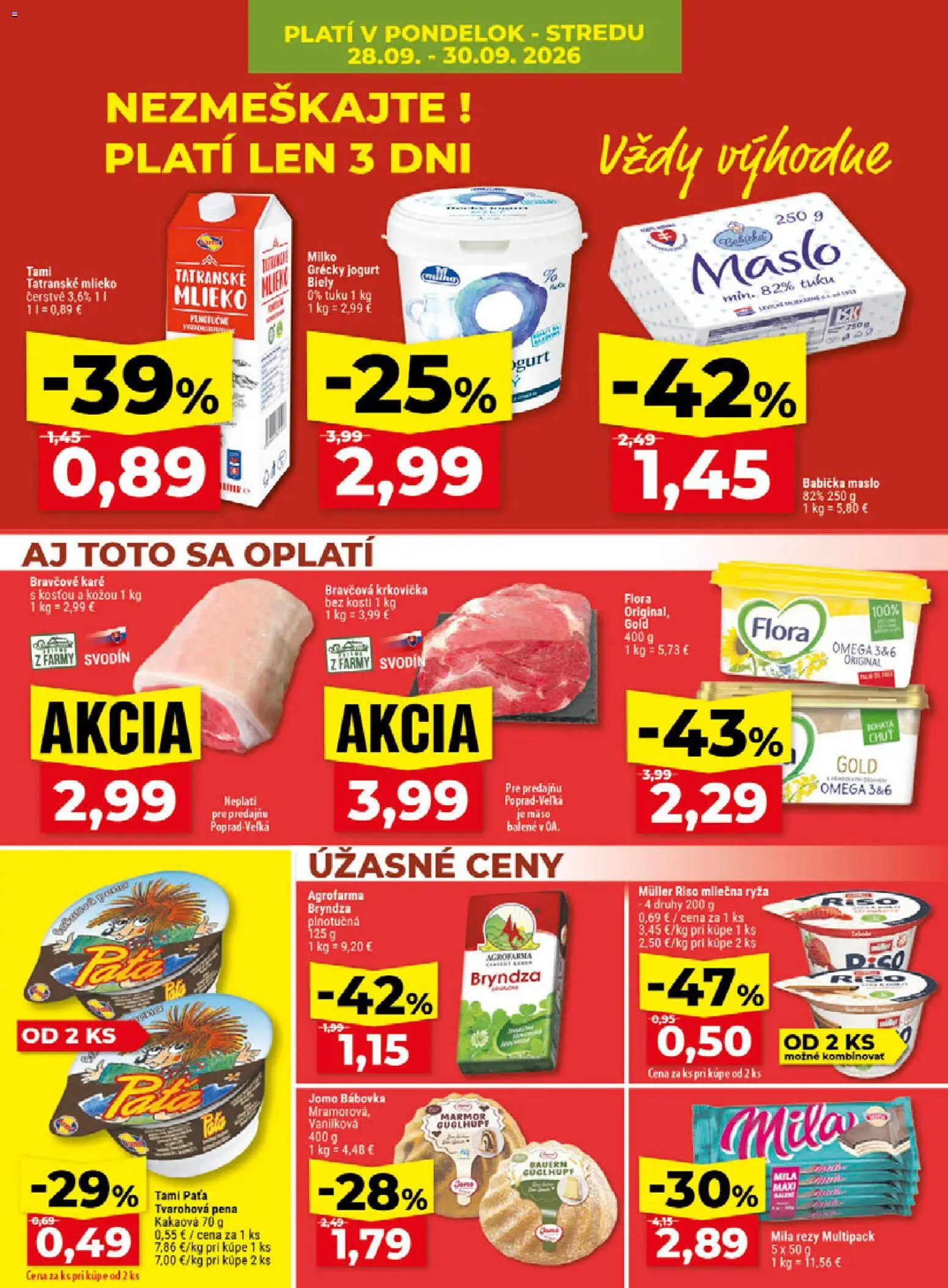 Náhľad Klas letáku platného od 28.09.2026