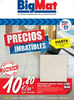 Vista previa del folleto de la tienda BigMat válido desde el 22/06/2026 