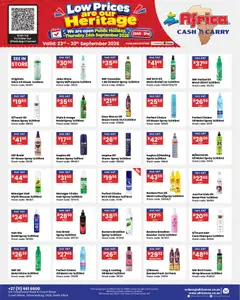 Preview of Africa Cash & Carry flyer valid from 23/09/2026