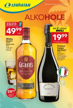 Pogląd gazetki "Lewiatan gazetka - Alkohole" ze sklepu Lewiatan ważnej od 25.06.2026