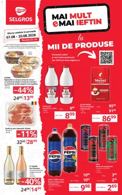 Previzualizarea de cataloage: Selgros Selgros Catalog valabil de la 07.08.2026