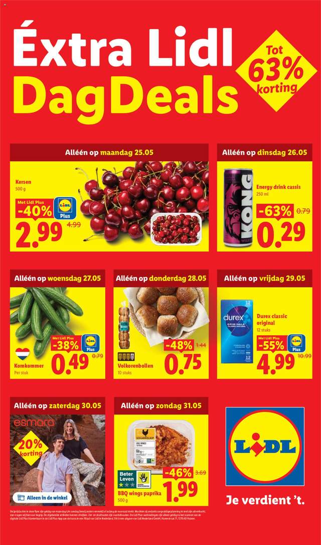 Nieuwe Lidl folder vanaf 25-05