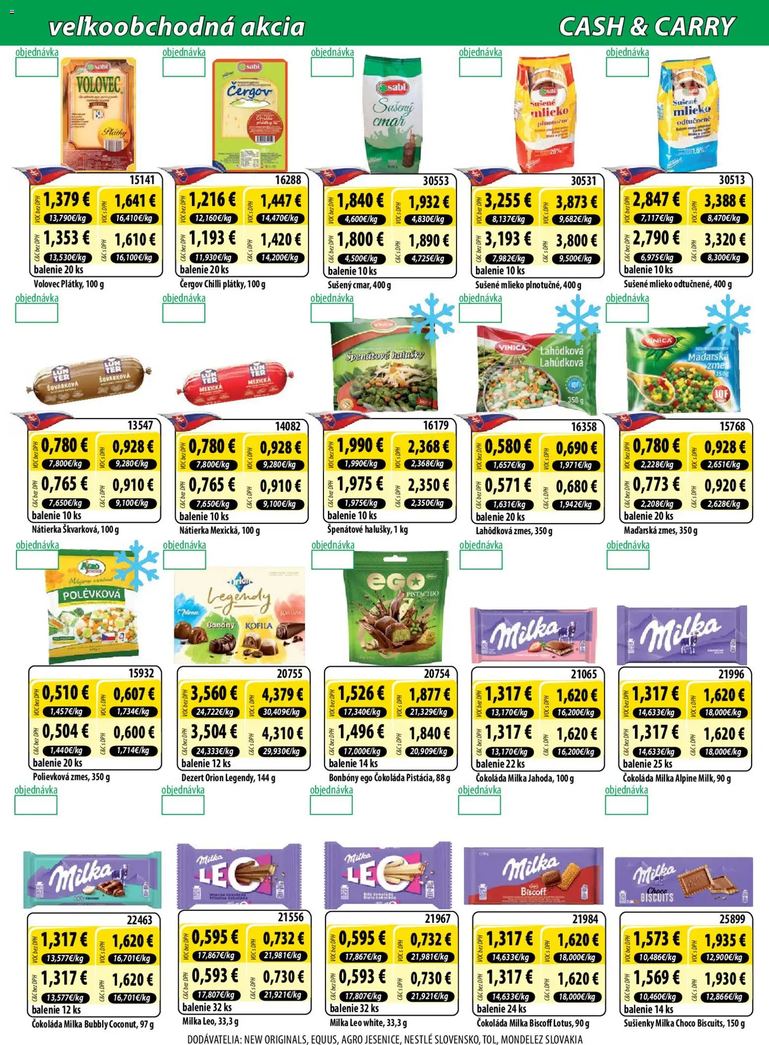 Náhľad Milk Agro letáku platného od 07.10.2026 - Čokoláda, Mlieko, Milka, Dezert, Chilli, Sušené mlieko, Nátierka, Banány