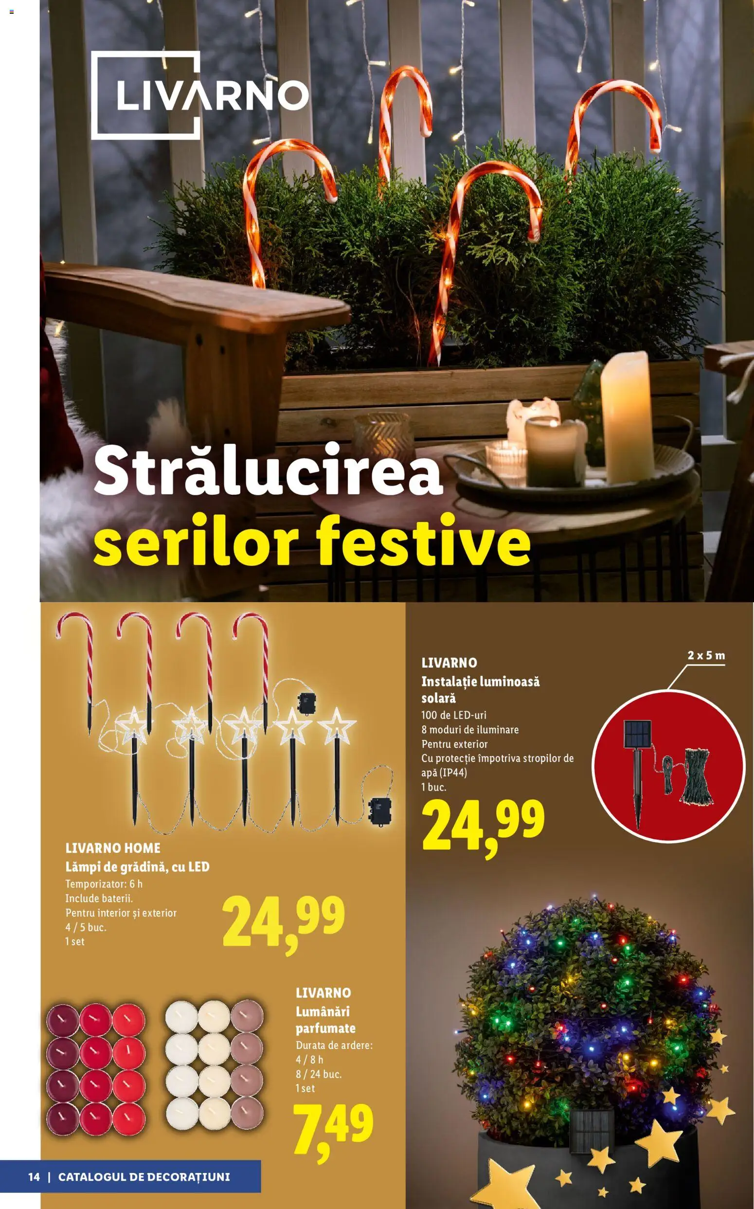 Previzualizarea de cataloage: Lidl Lidl Catalog Decorațiuni valabil de la 05.11.2026 - Apă, LED, Solara