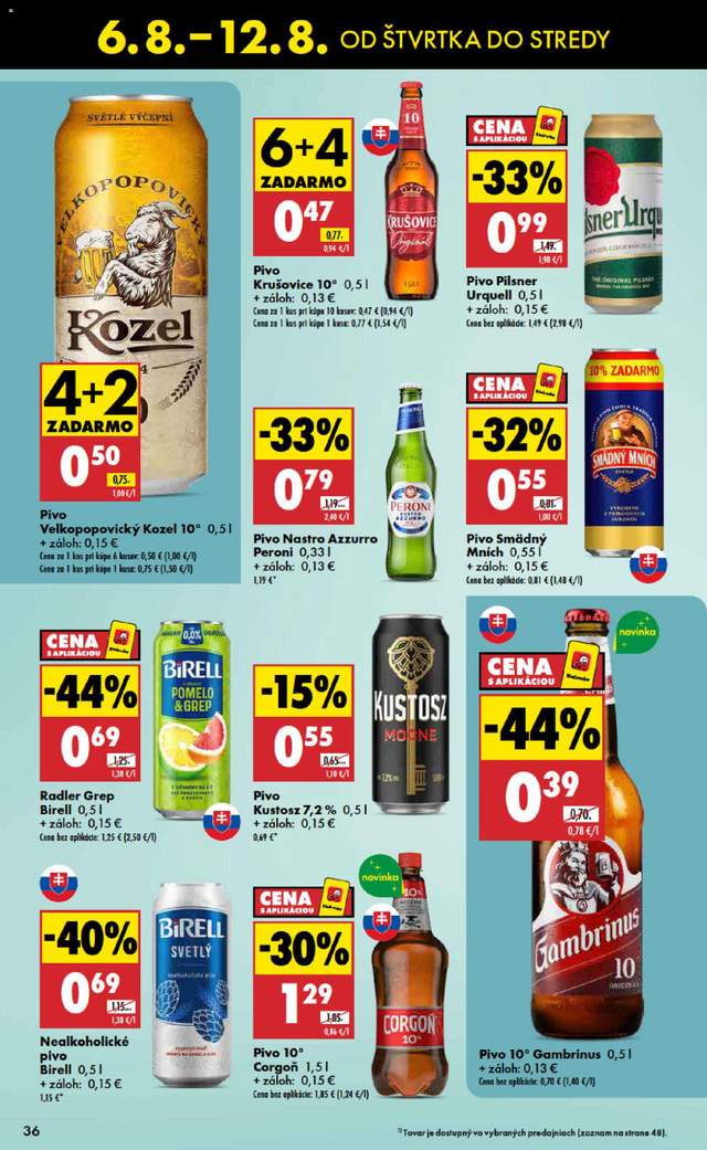 Nový Biedronka leták od 06.08.