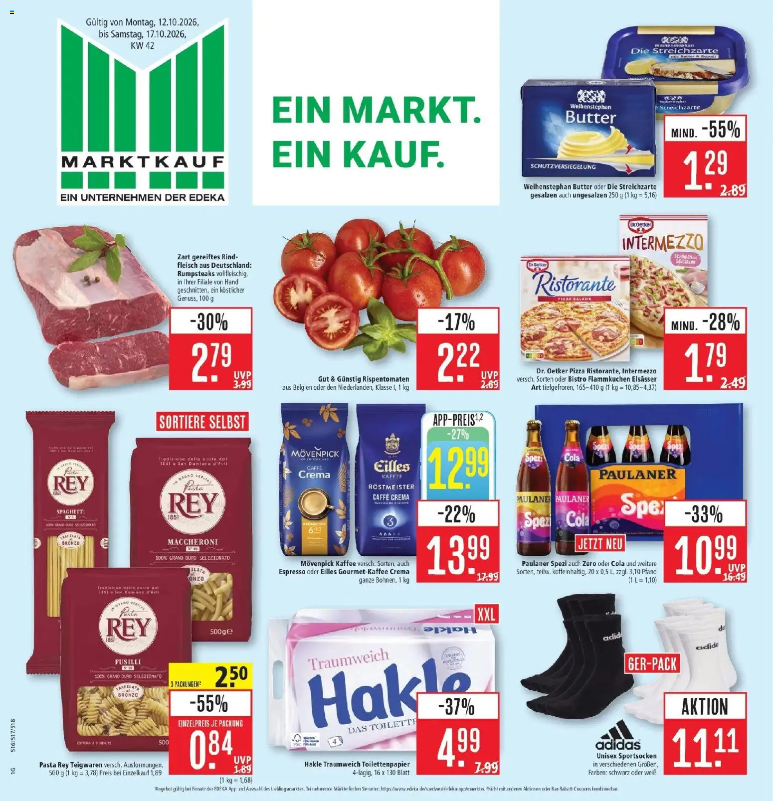 Vorschau von dem Prospekt des Geschäftes Marktkauf, gültig ab dem 12.10.2026