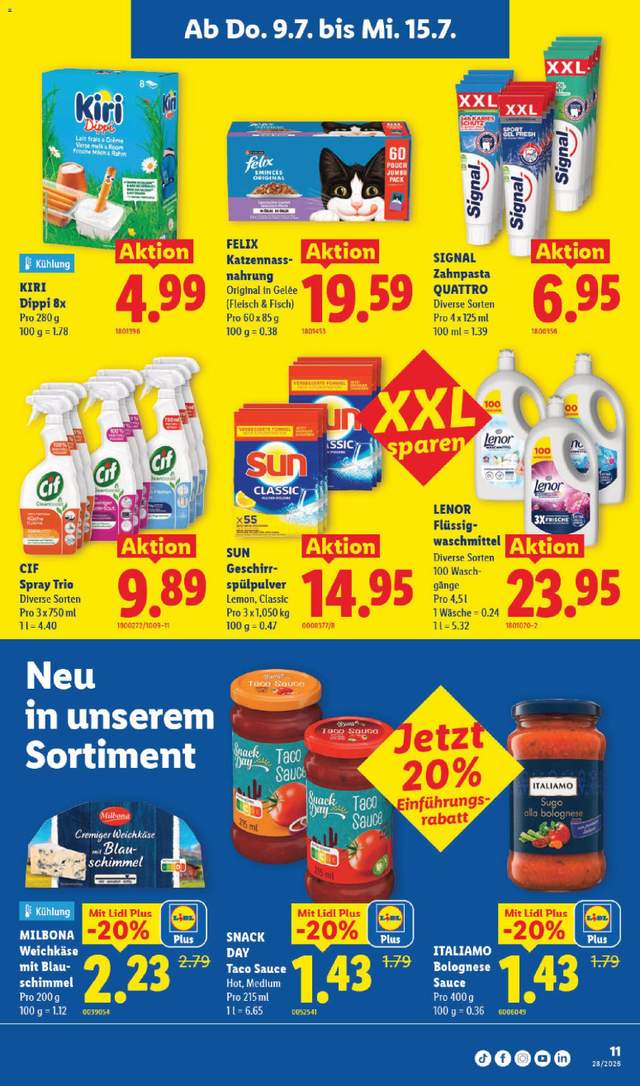 Neue Lidl Aktionen ab 09.07.