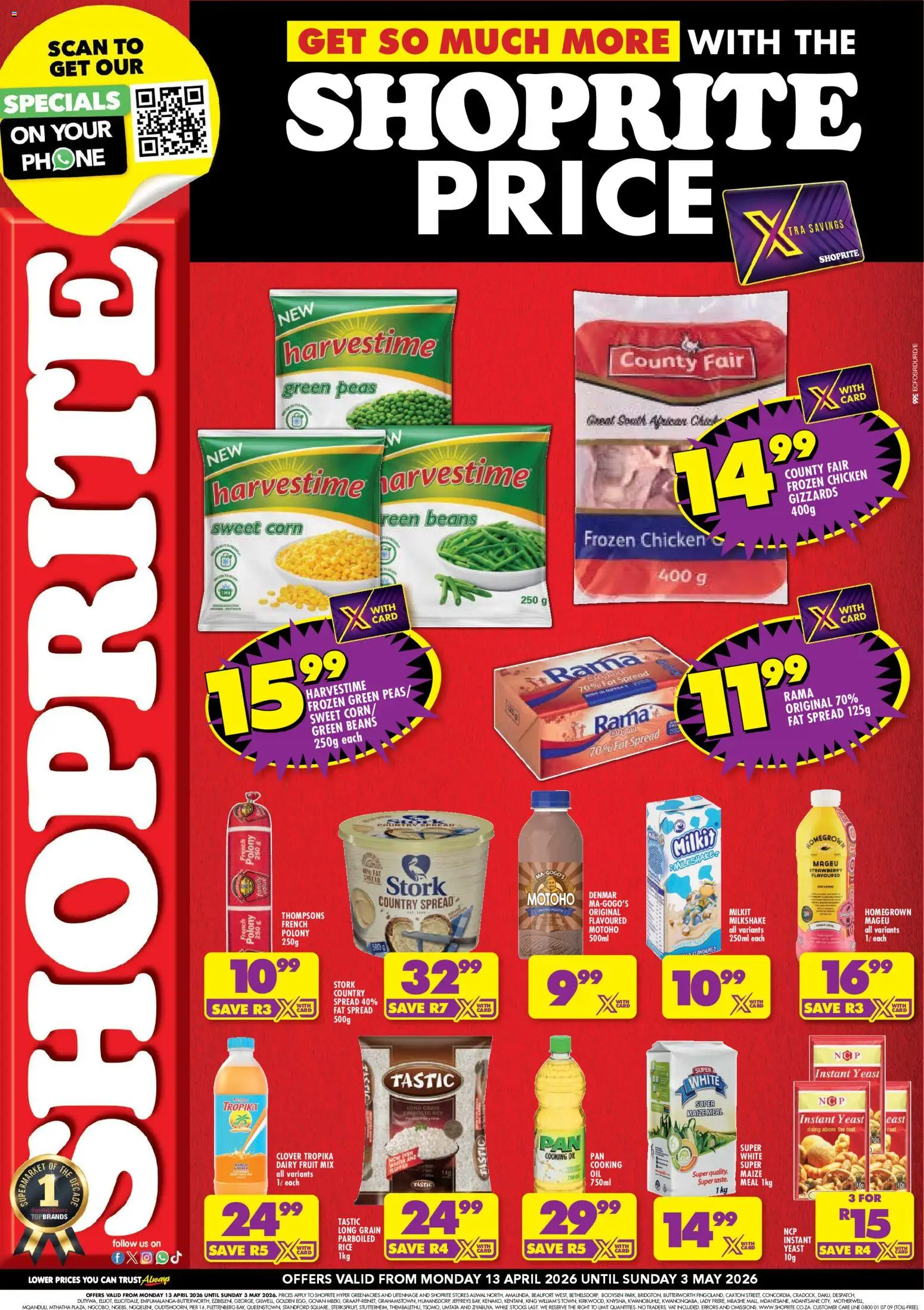 Shoprite - Eastern Cape - Shoprite Price 13/04 - 03/05/2026