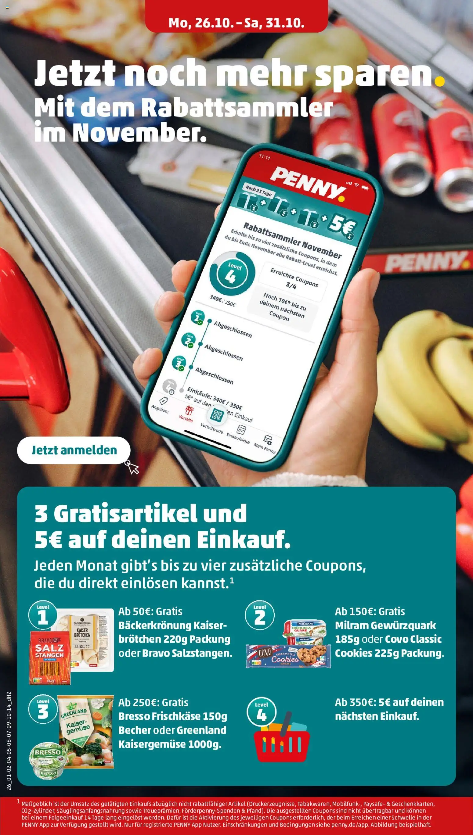 Vorschau von dem Prospekt des Geschäftes Penny, gültig ab dem 26.10.2026