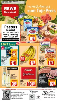 Vorschau von dem Prospekt des Geschäftes Rewe, gültig ab dem 10.08.2026