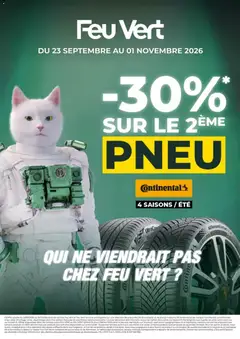 Prévisualisation de Feu Vert catalogue du magasin Feu Vert formulaire valide 23/09/2026