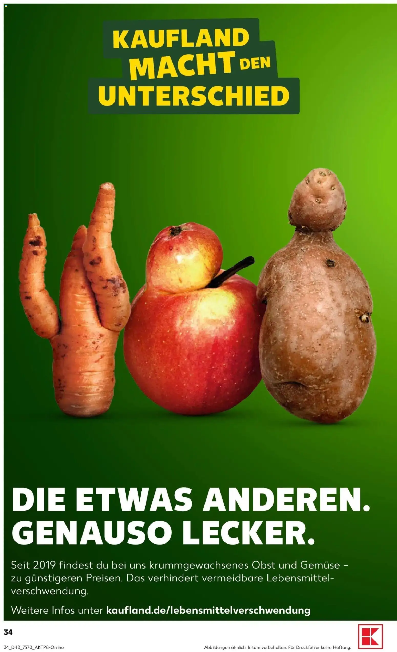 Vorschau von dem Prospekt des Geschäftes Kaufland, gültig ab dem 01.10.2026 - Gemüse, Obst