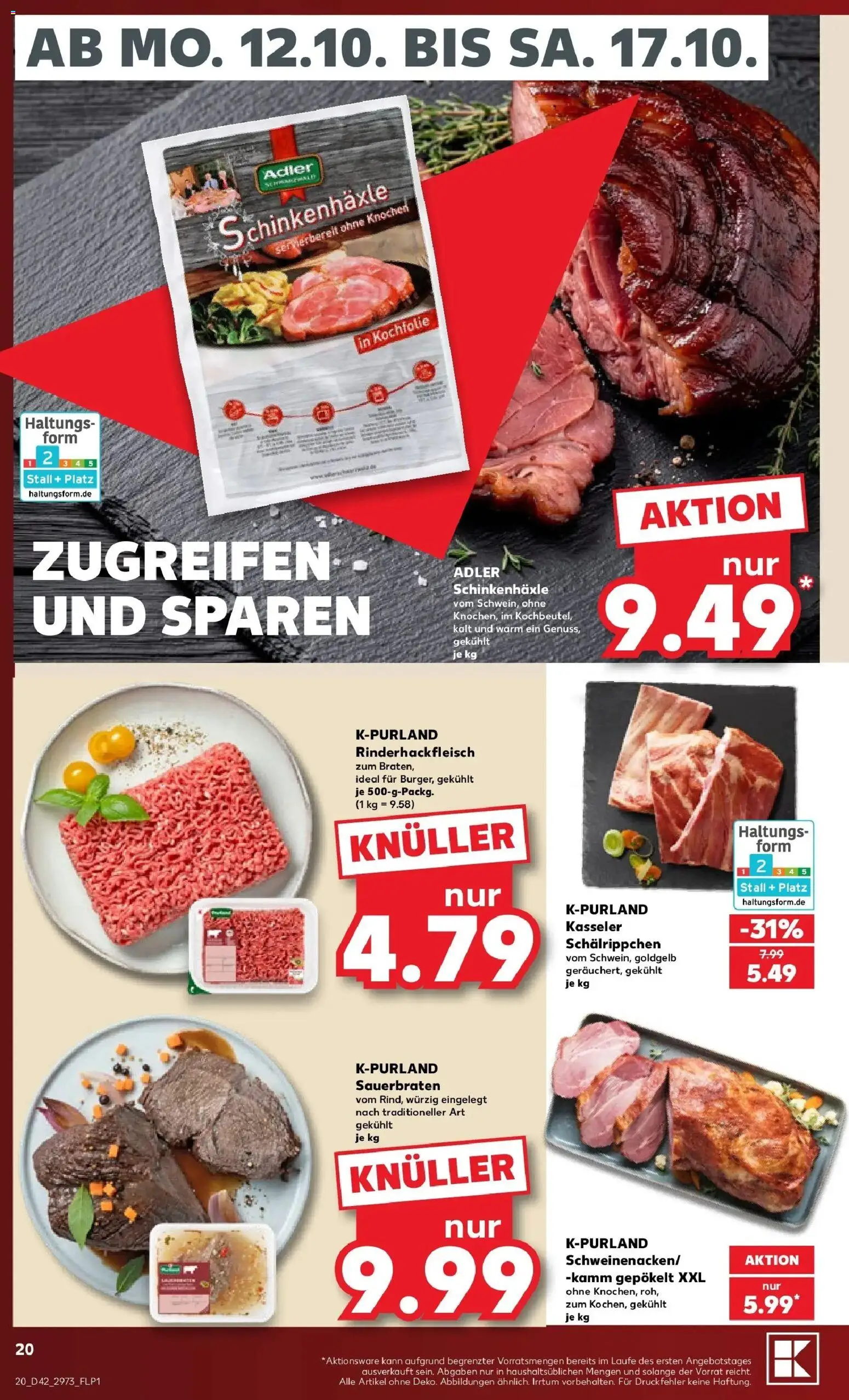 Vorschau von dem Prospekt des Geschäftes Kaufland, gültig ab dem 12.10.2026