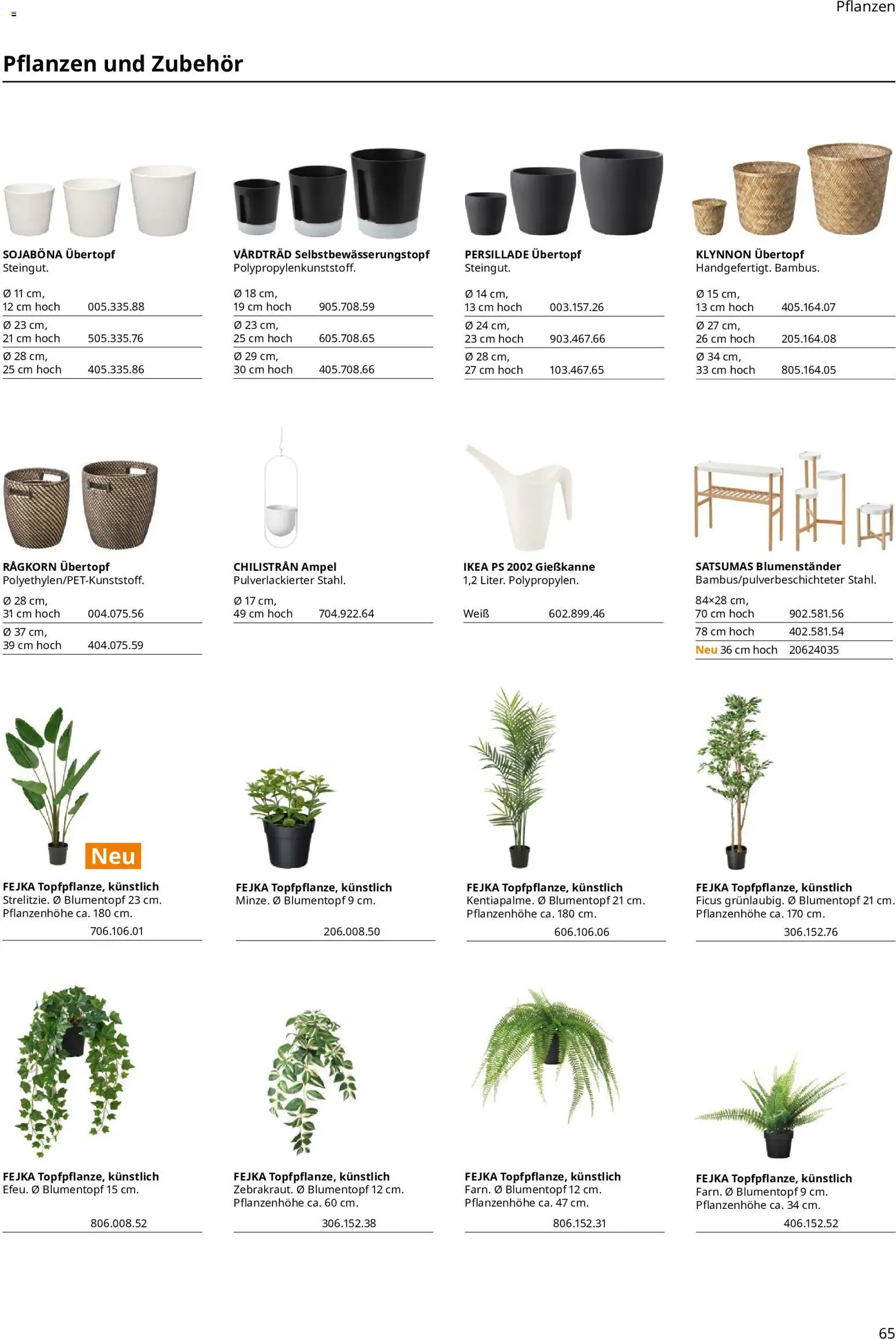 Vorschau von dem Prospekt des Geschäftes Ikea, gültig ab dem 10.09.2026 - Blumentopf