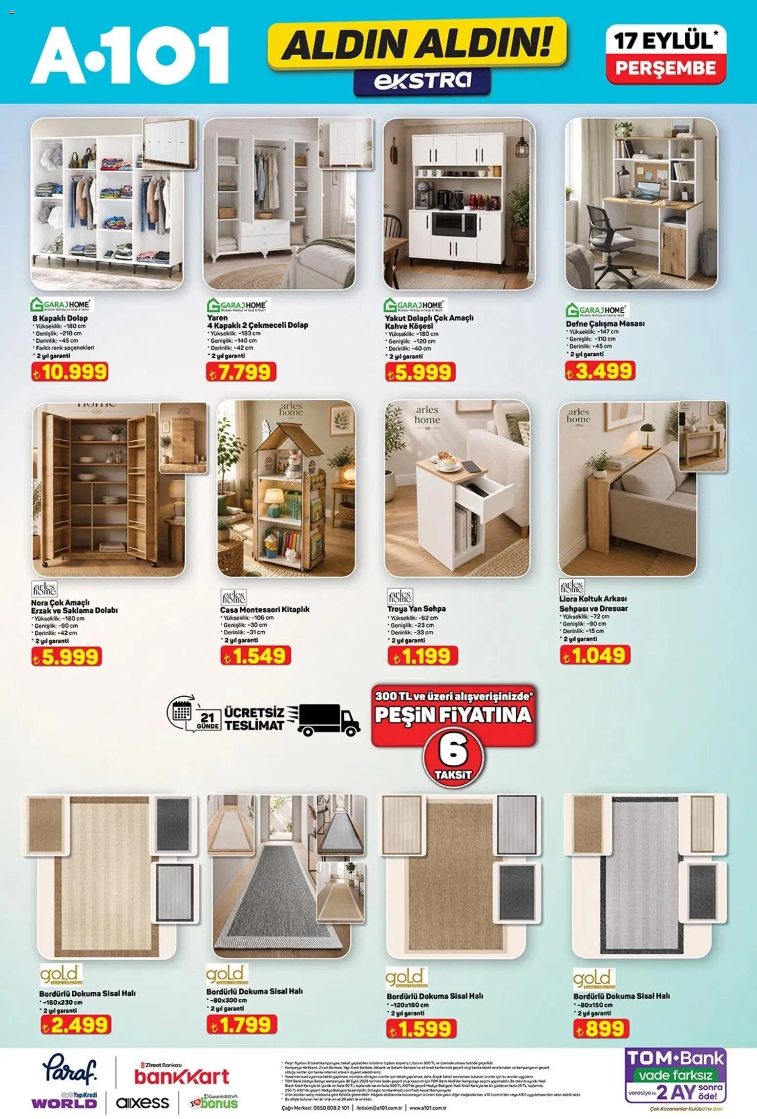 A101 A101 - Katalog Aldın Aldın Ekstra 17.09.2026 - Broşürünün önizlemesi
