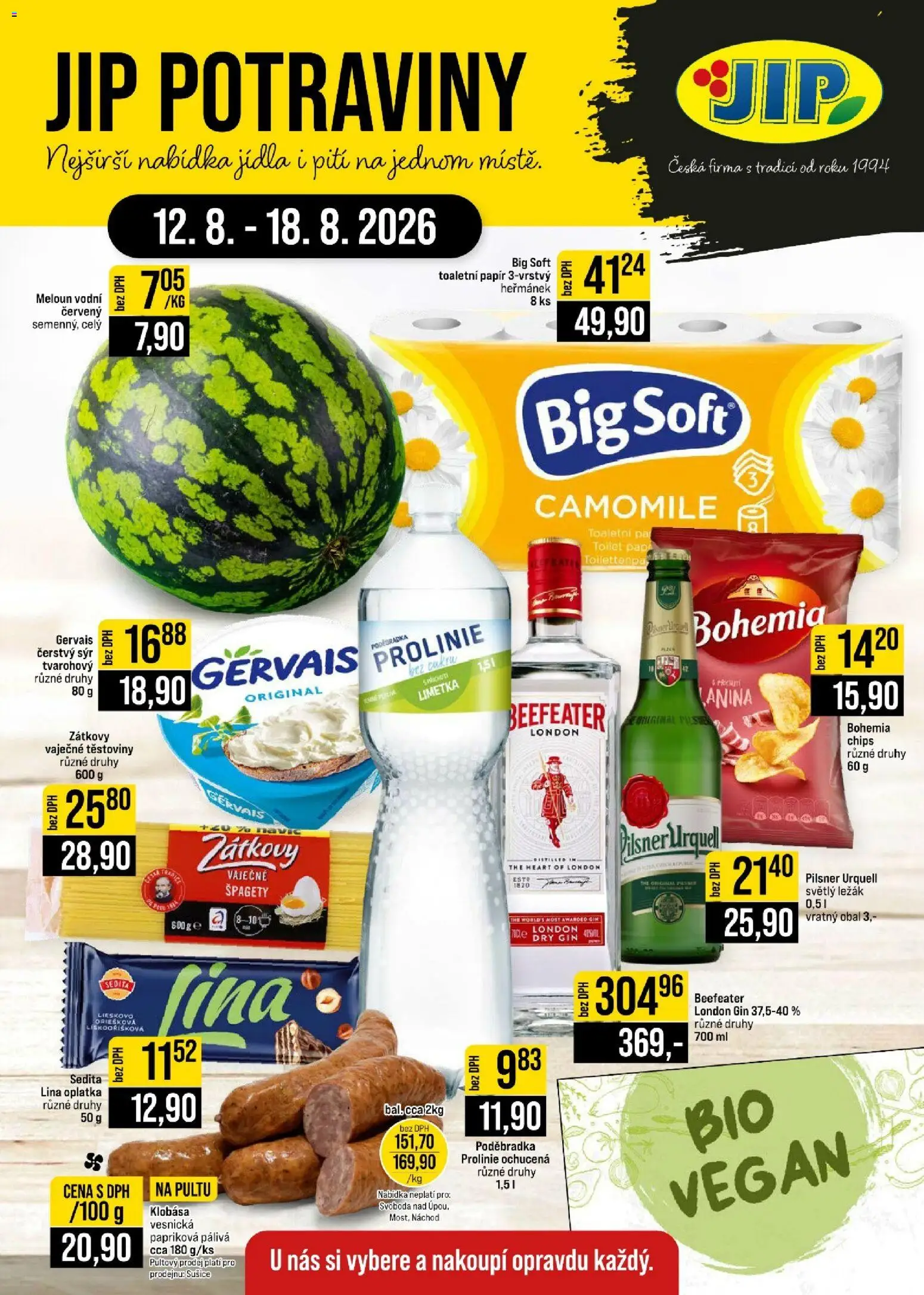 Náhled nabídky: Jip Jip leták - Cash & Carry platný od 12.08.2026