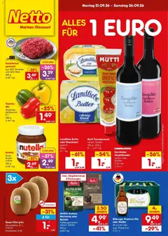 Vorschau von dem Prospekt des Geschäftes Netto Marken-Discount, gültig ab dem 21.09.2026