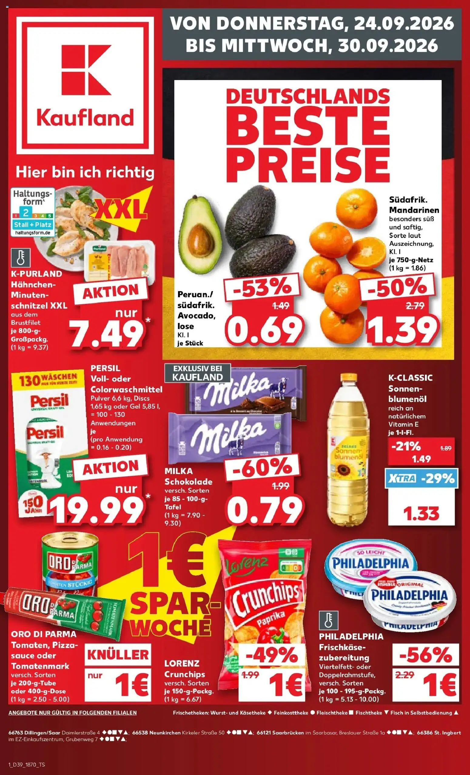 Vorschau von dem Prospekt des Geschäftes Kaufland, gültig ab dem 24.09.2026