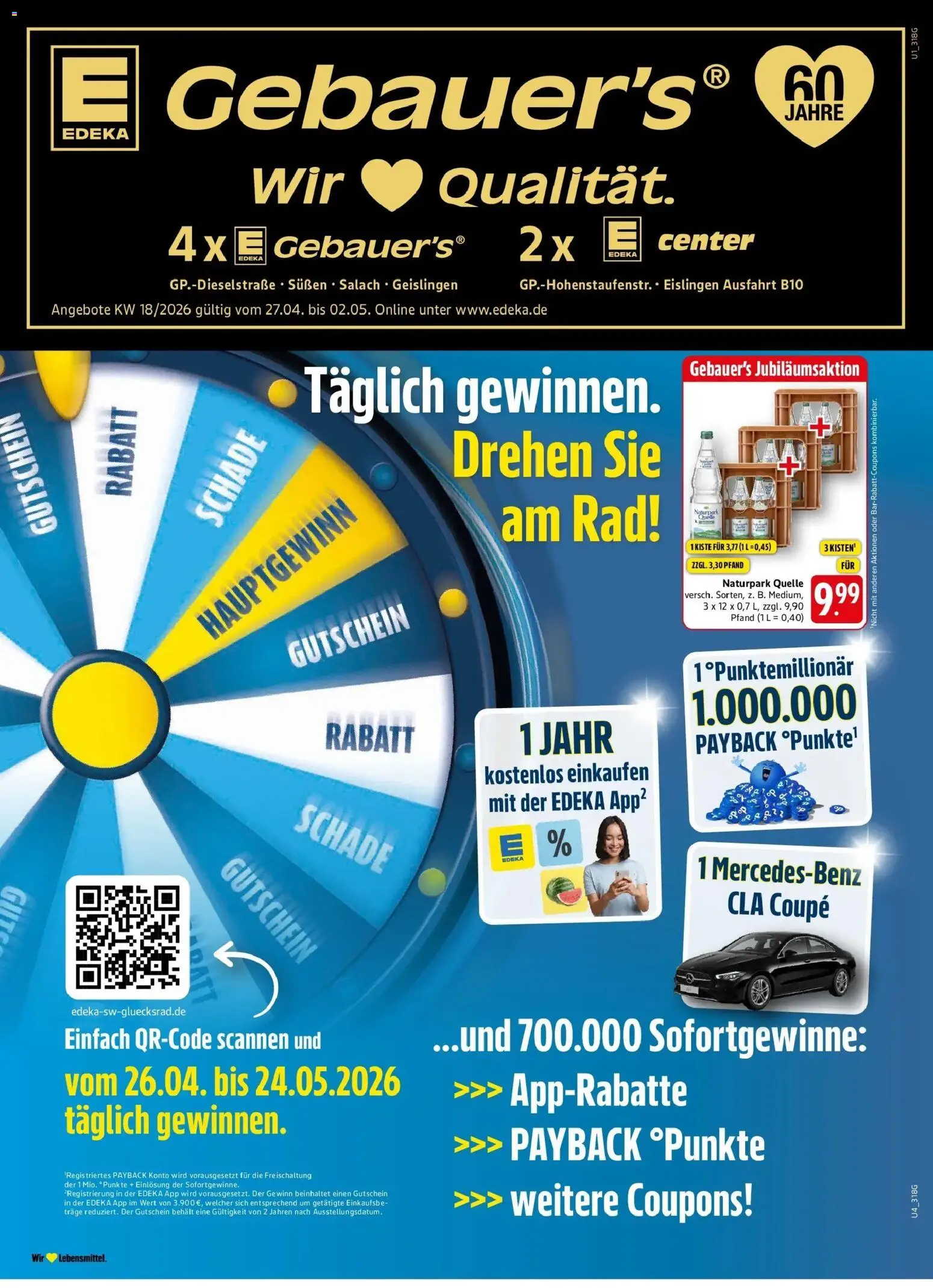 Vorschau von dem Prospekt des Geschäftes Edeka, gültig ab dem 27.04.2026