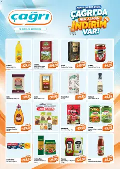 Çağrı Market Çağrı Market - Çağrı'da Her Zaman İndirim Var 12.10.2026 - Broşürünün önizlemesi