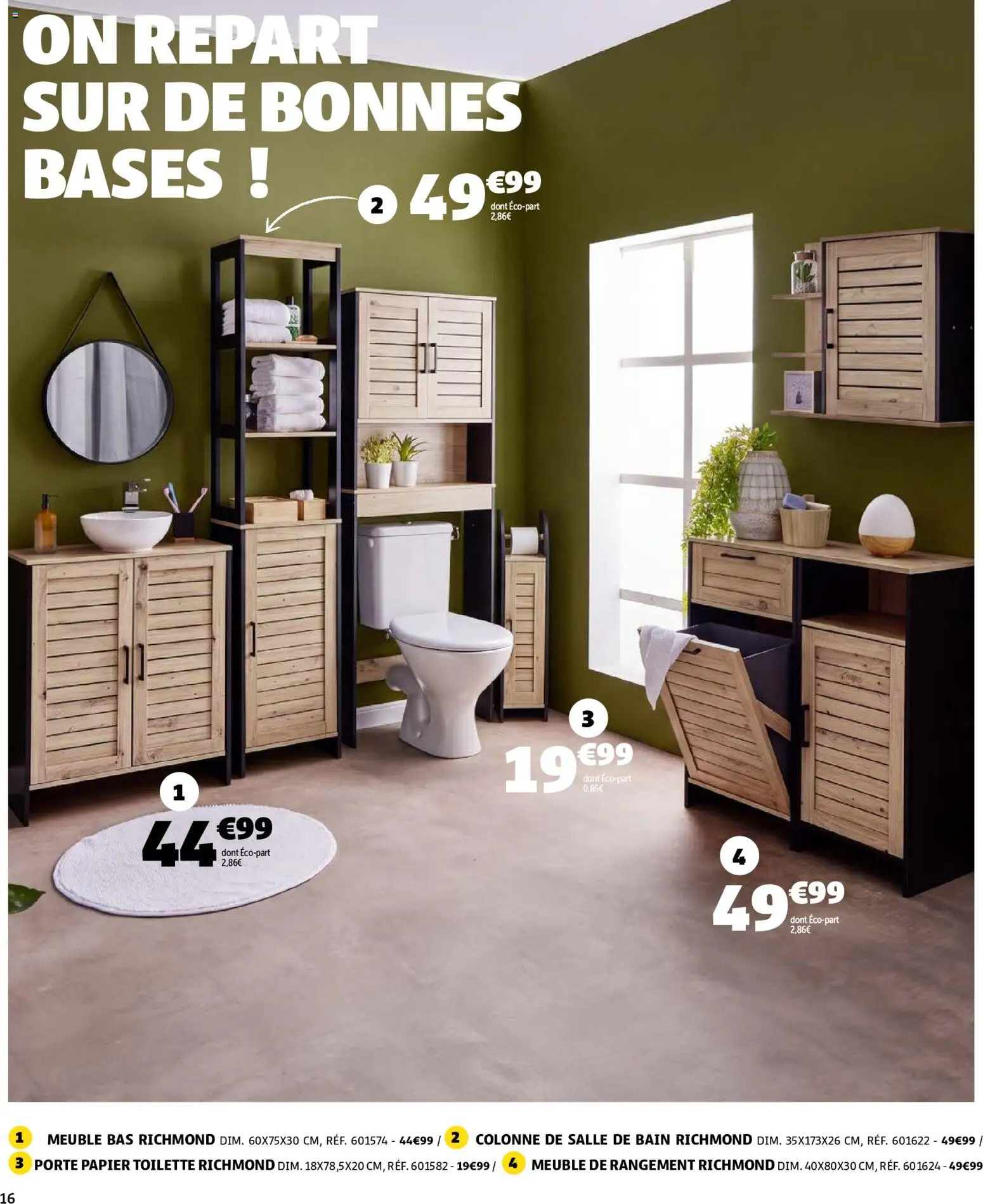 Prévisualisation de GiFi catalogue du magasin GiFi formulaire valide 01/09/2026 - Meuble, Porte, Meuble de rangement, Colonne, Papier toilette, Meuble bas