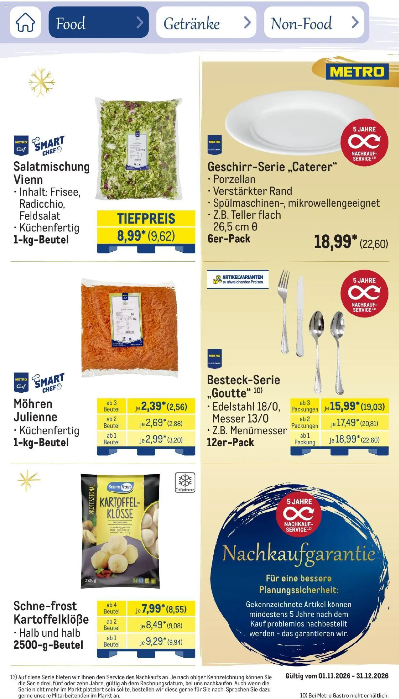 Vorschau von dem Prospekt des Geschäftes Metro, gültig ab dem 01.11.2026 - Mohren