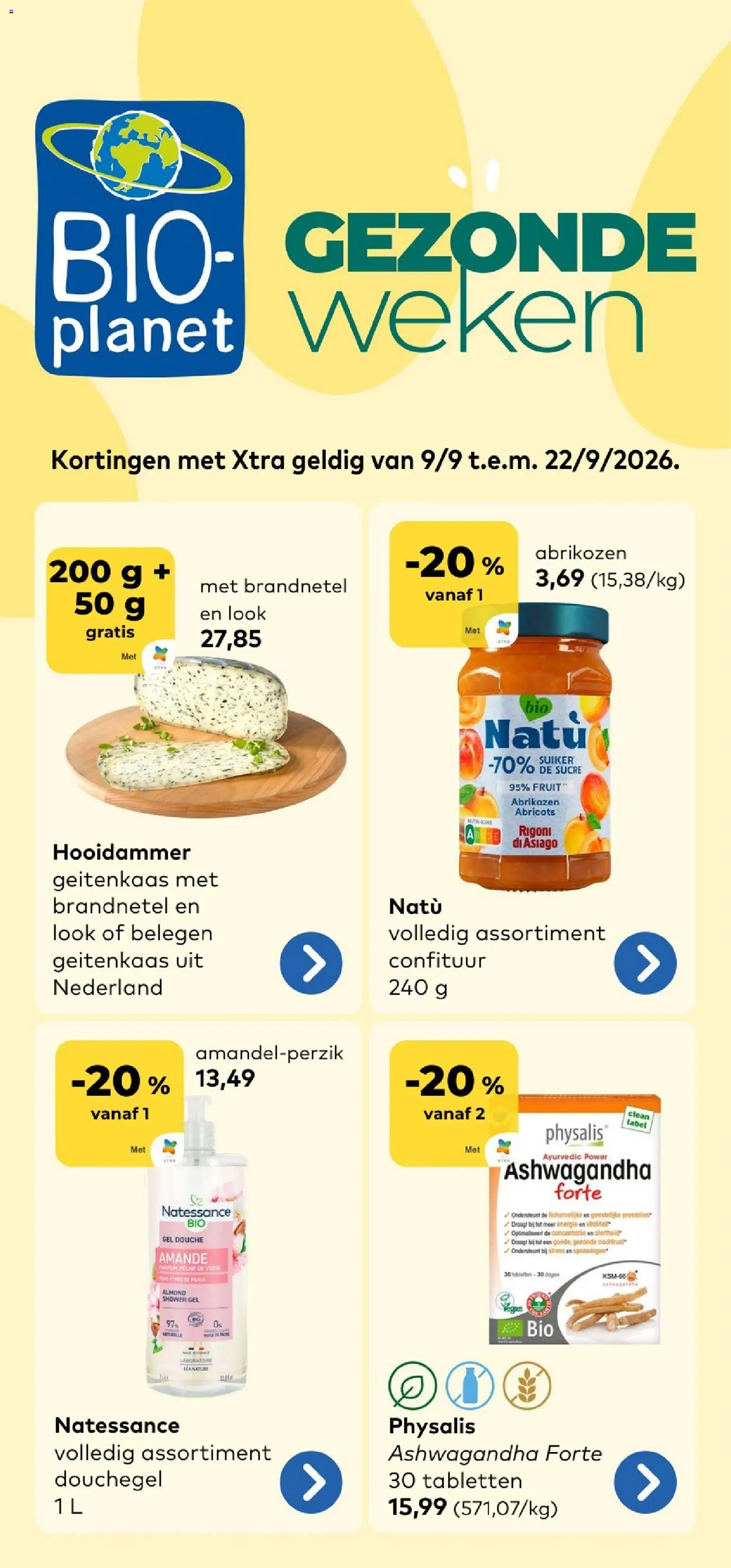 Voorbeeld van BioPlanet Folder van winkel BioPlanet geldig vanaf 09/09/2026