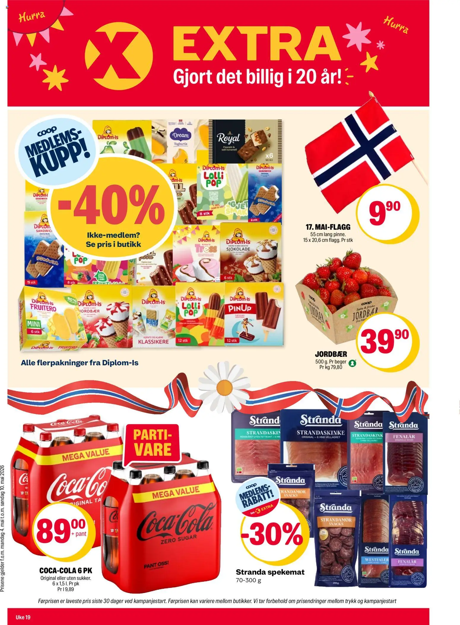 Forhåndsvis Coop Extra kundeavis fra butikk Coop Extra gyldig fra 04/05/2026