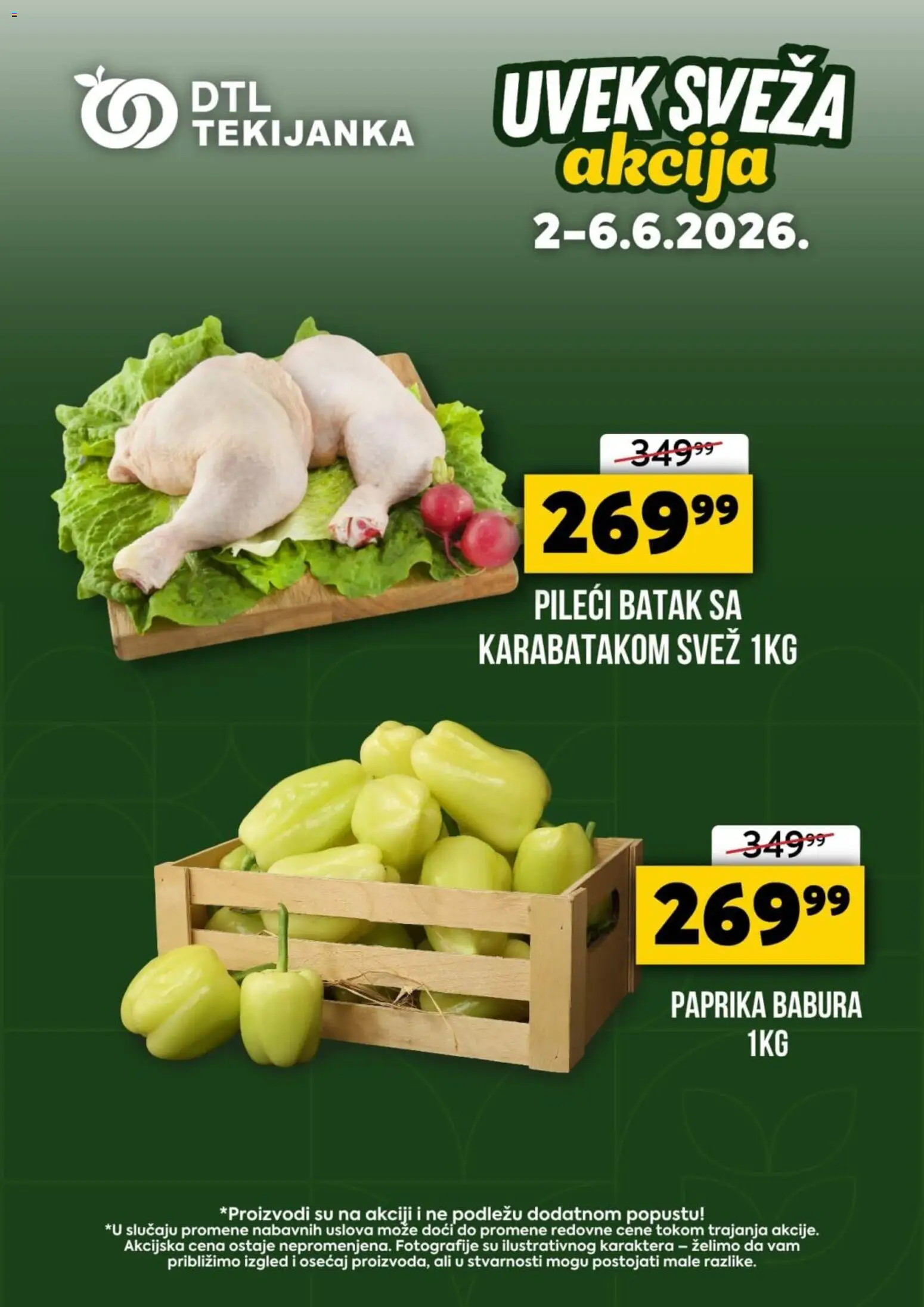 Pregled Tekijanka kataloga - važi od 02.06.2026