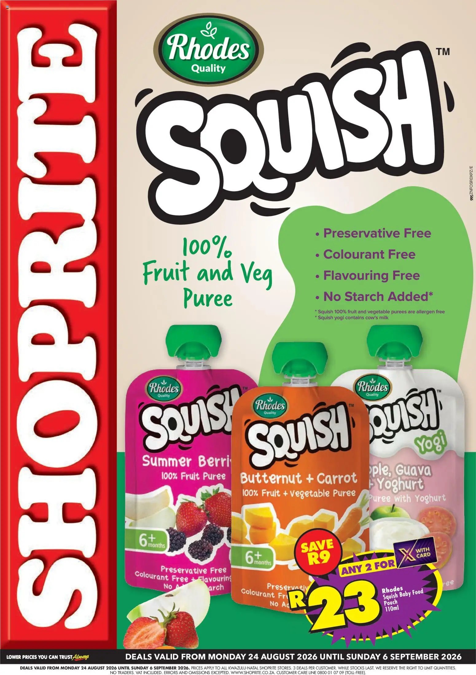 Preview of Shoprite flyer valid from 24/08/2026