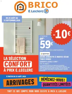 Prévisualisation de Brico E.Leclerc Arrivages bricolage du magasin Brico E.Leclerc formulaire valide 25/08/2026
