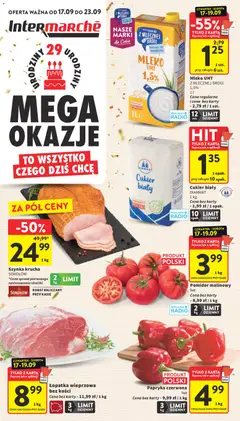 Pogląd gazetki "Intermarche gazetka" ze sklepu Intermarche ważnej od 17.09.2026