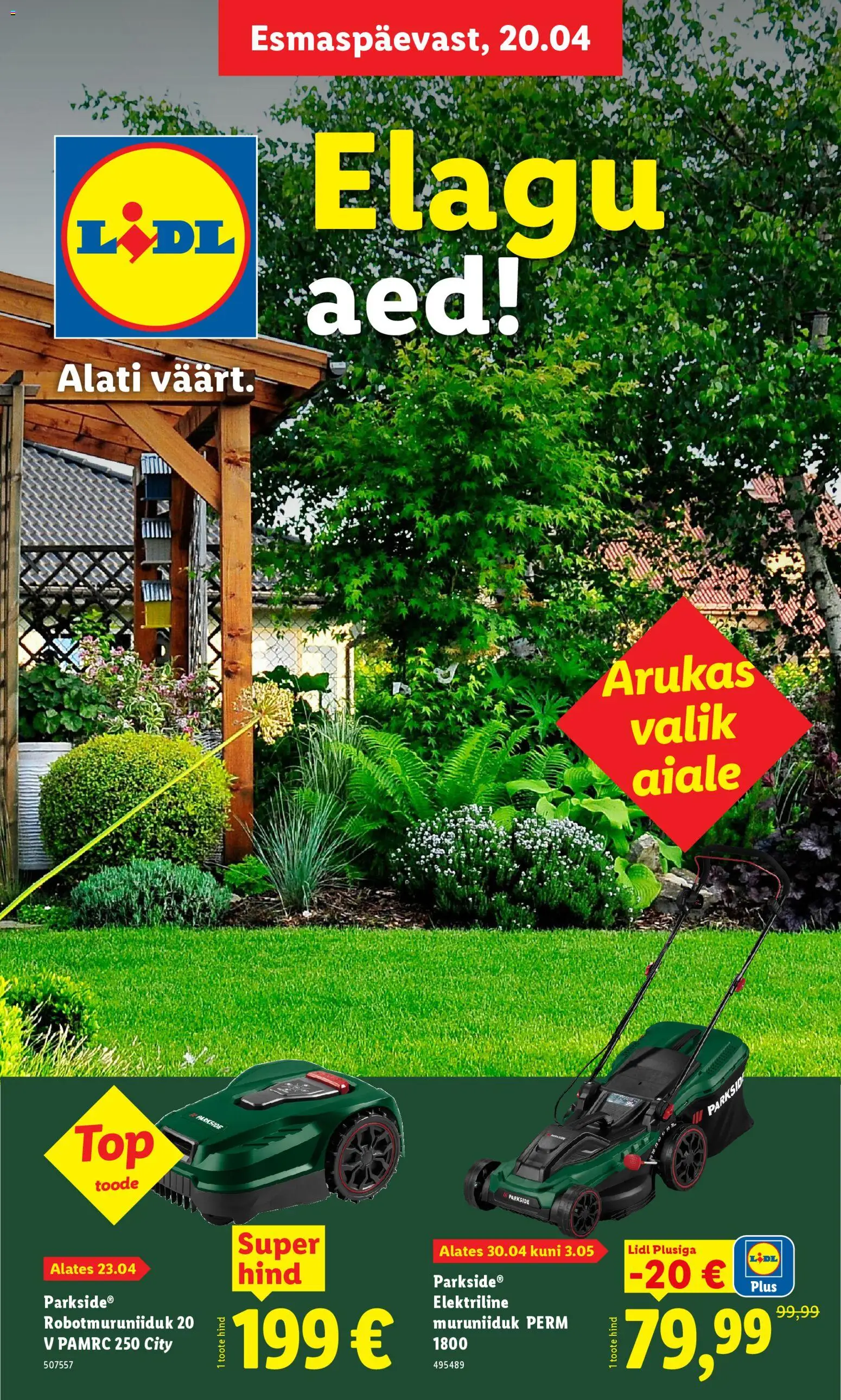 Lidl kliendilehe eelvaade alates 20.04.2026