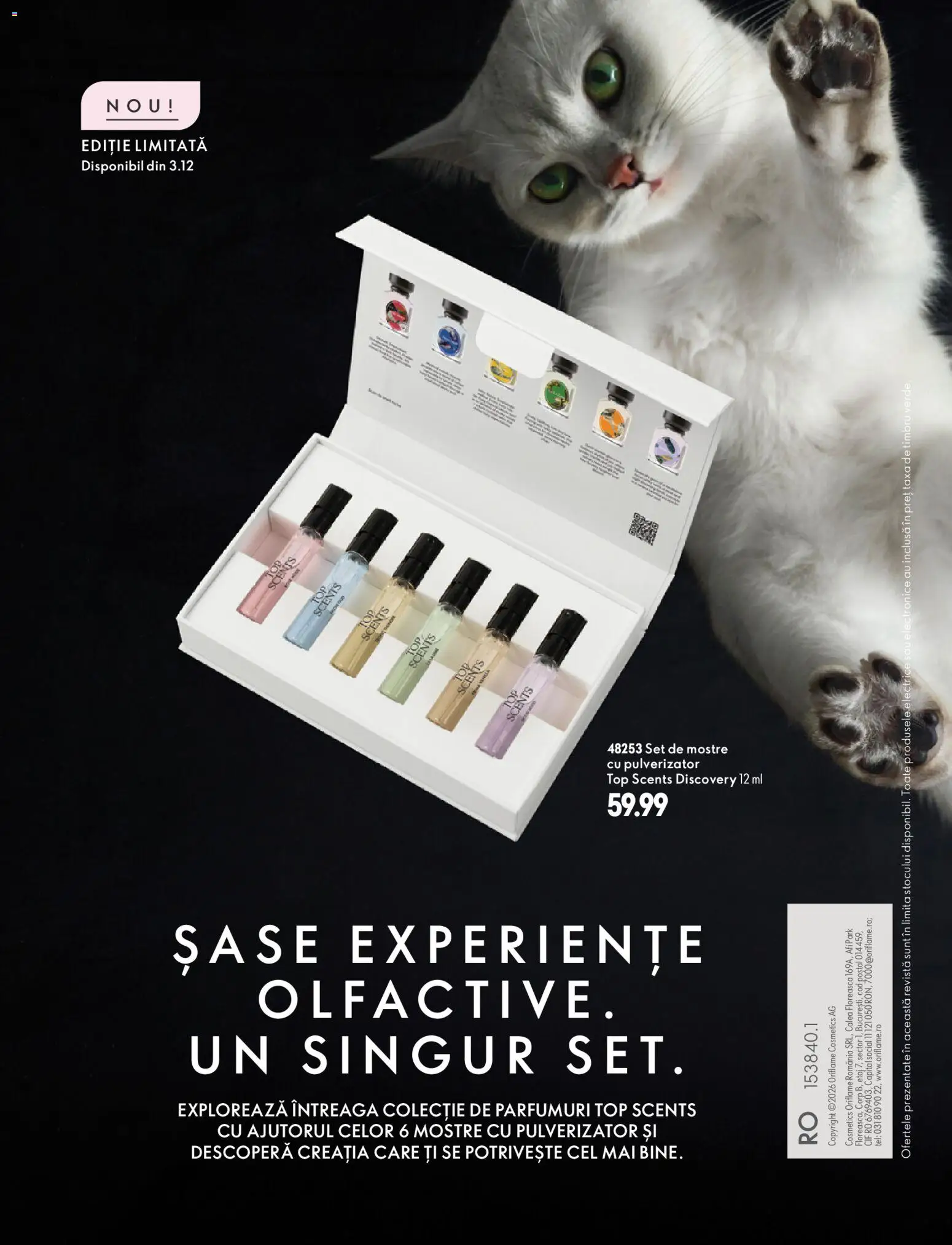 Previzualizarea de cataloage: Oriflame Oriflame Catalog 15 2026 valabil de la 11.11.2026 - Top, Cif