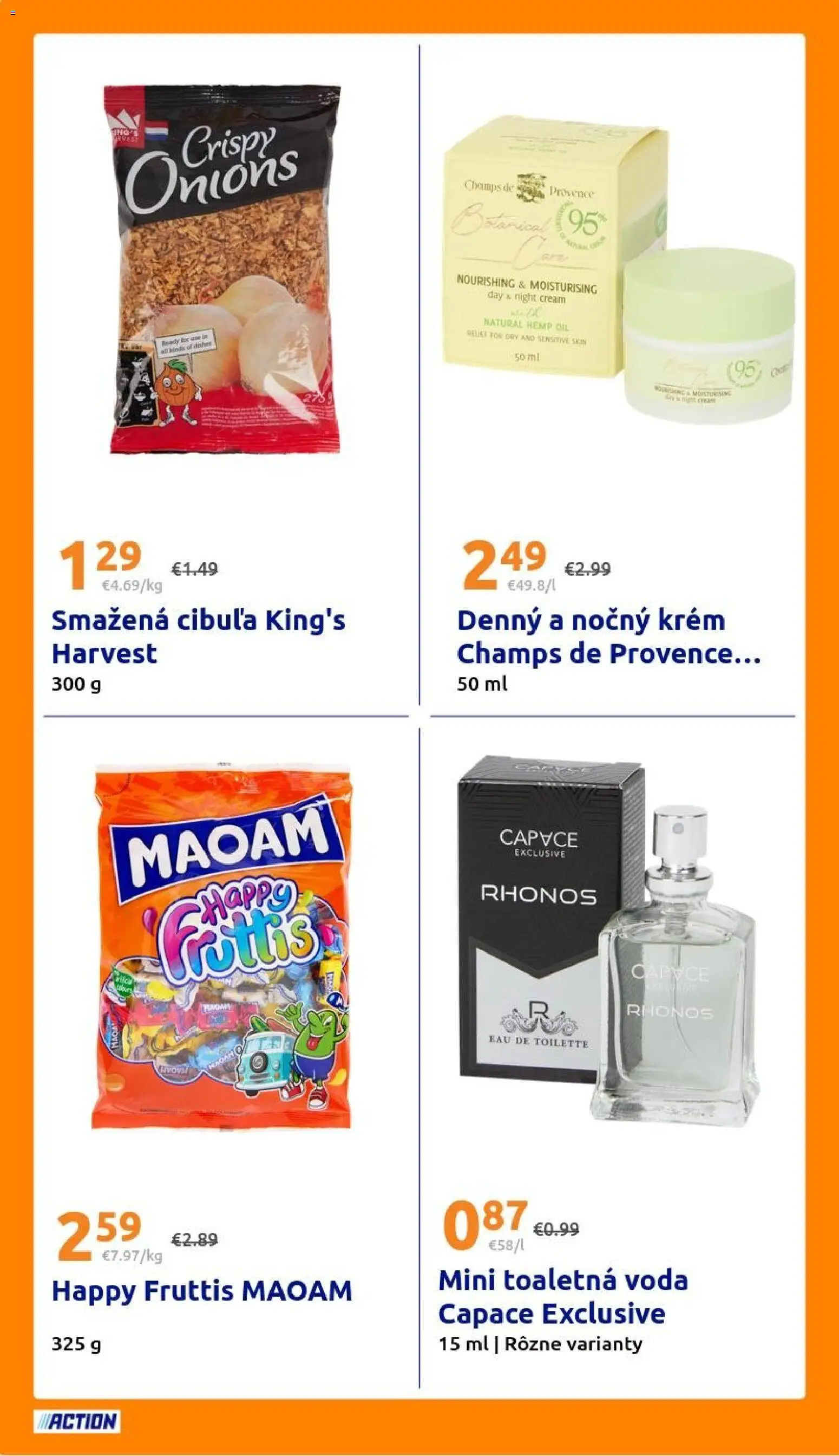 Náhľad Action letáku platného od 14.10.2026 - Voda, Cibuľa, Krém, Toaletná voda