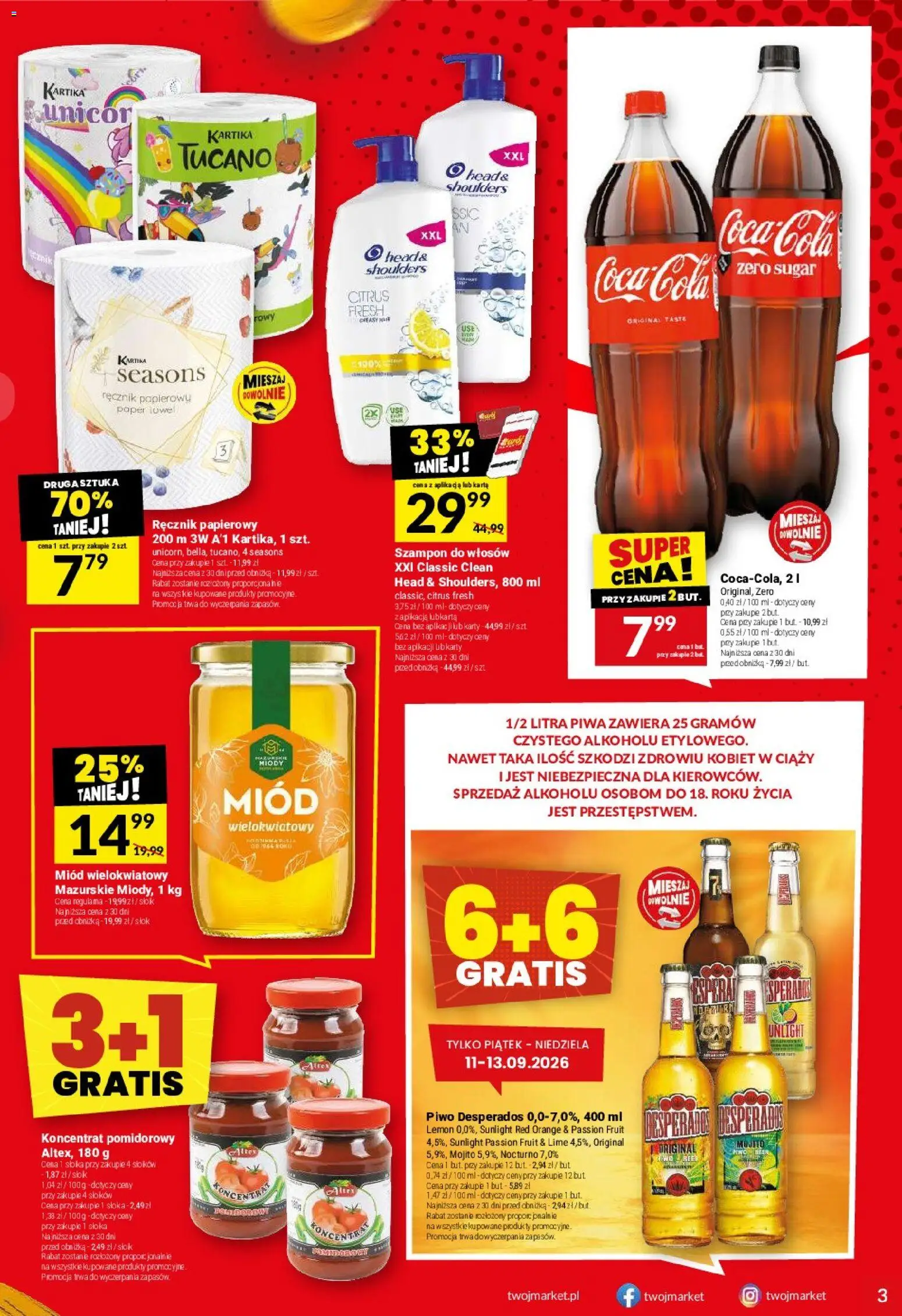 Pogląd gazetki "Twój Market gazetka" ze sklepu Twój Market ważnej od 09.09.2026
