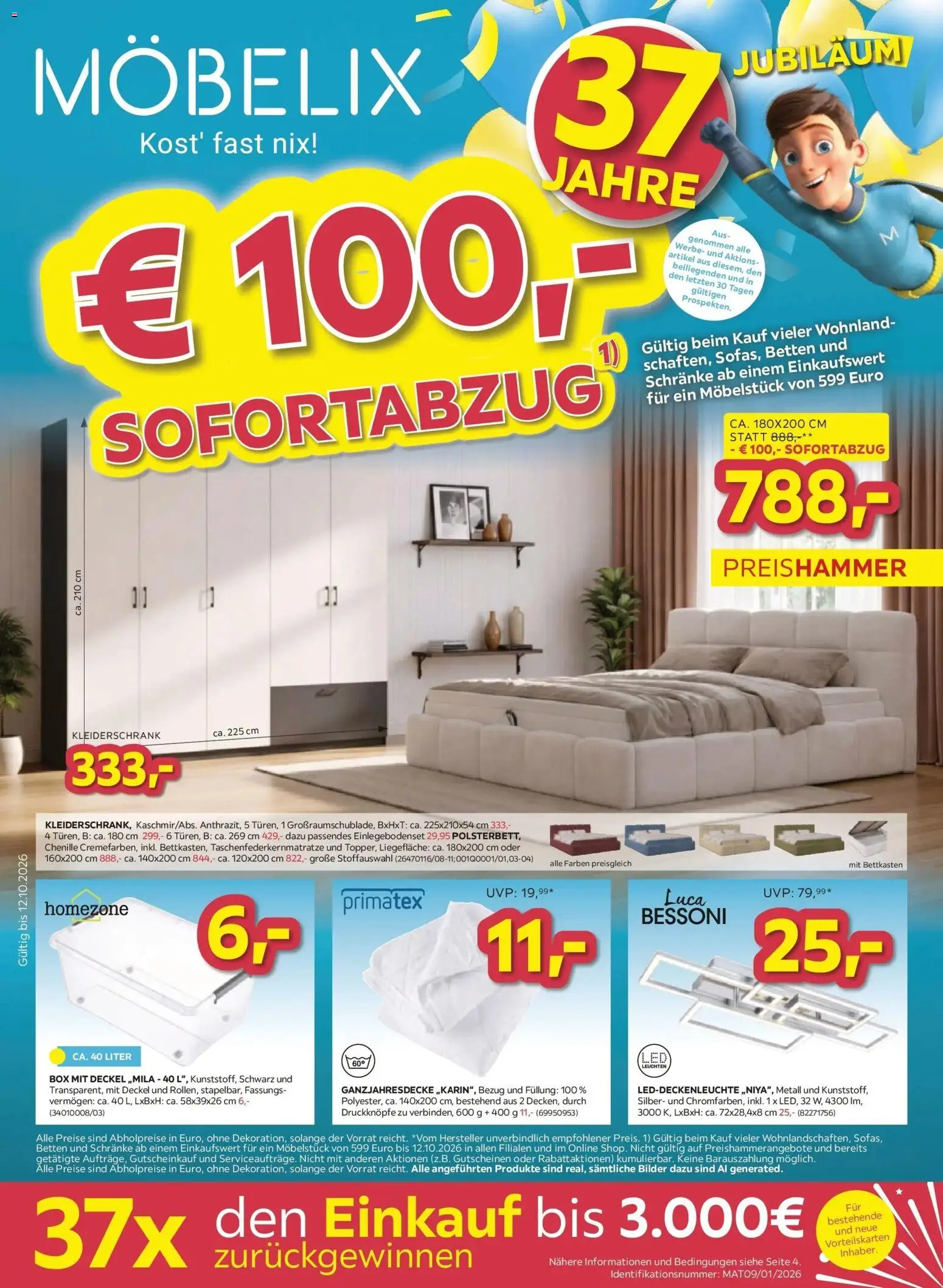 Vorschau der Angebote: Möbelix 37. Jubiläum gültig ab 06.10.2026