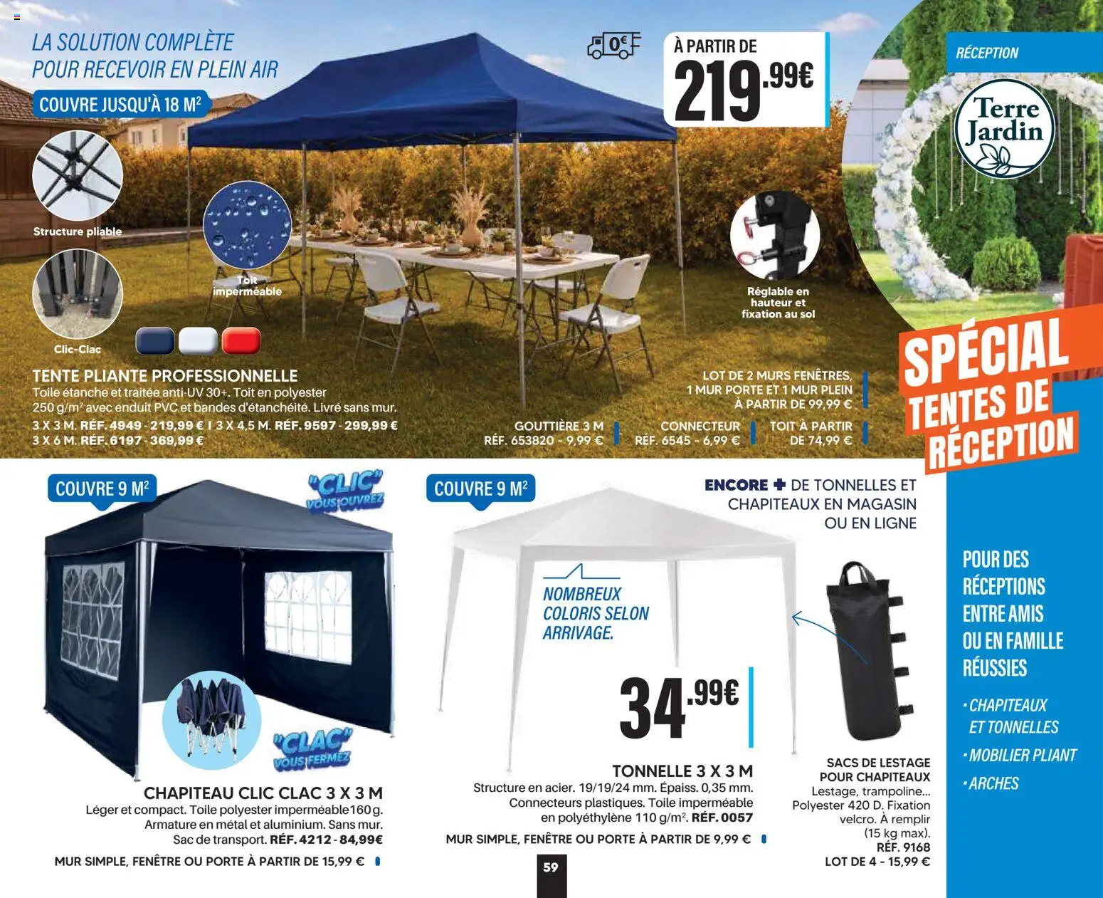 Prévisualisation de Shopix Catalogue Autome-Hiver 2026/2027 du magasin Shopix formulaire valide 01/09/2026 - Livre, Sac, Trampoline, Porte, Tonnelle, Tente, Gouttière, Connecteur