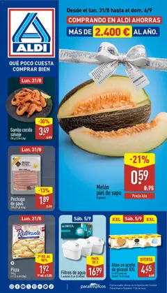 Vista previa del folleto de la tienda Aldi válido desde el 31/08/2026 