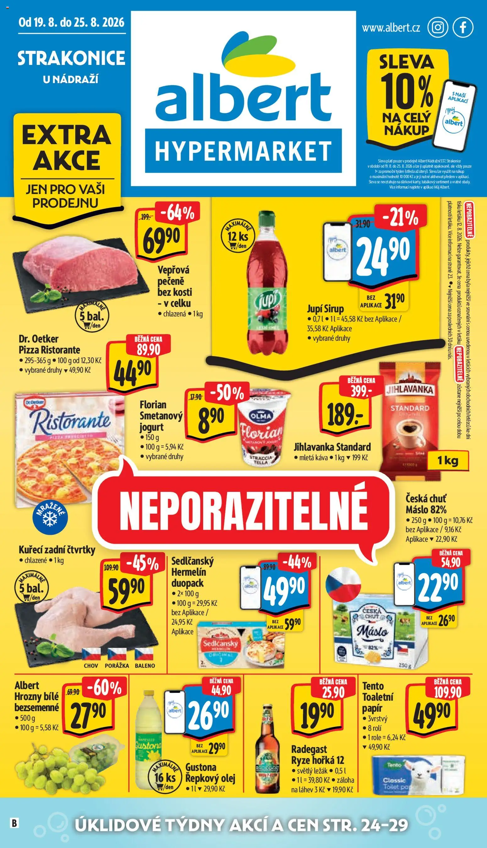 Náhled nabídky: Albert Albert leták - Hypermarket - Strakonice platný od 19.08.2026