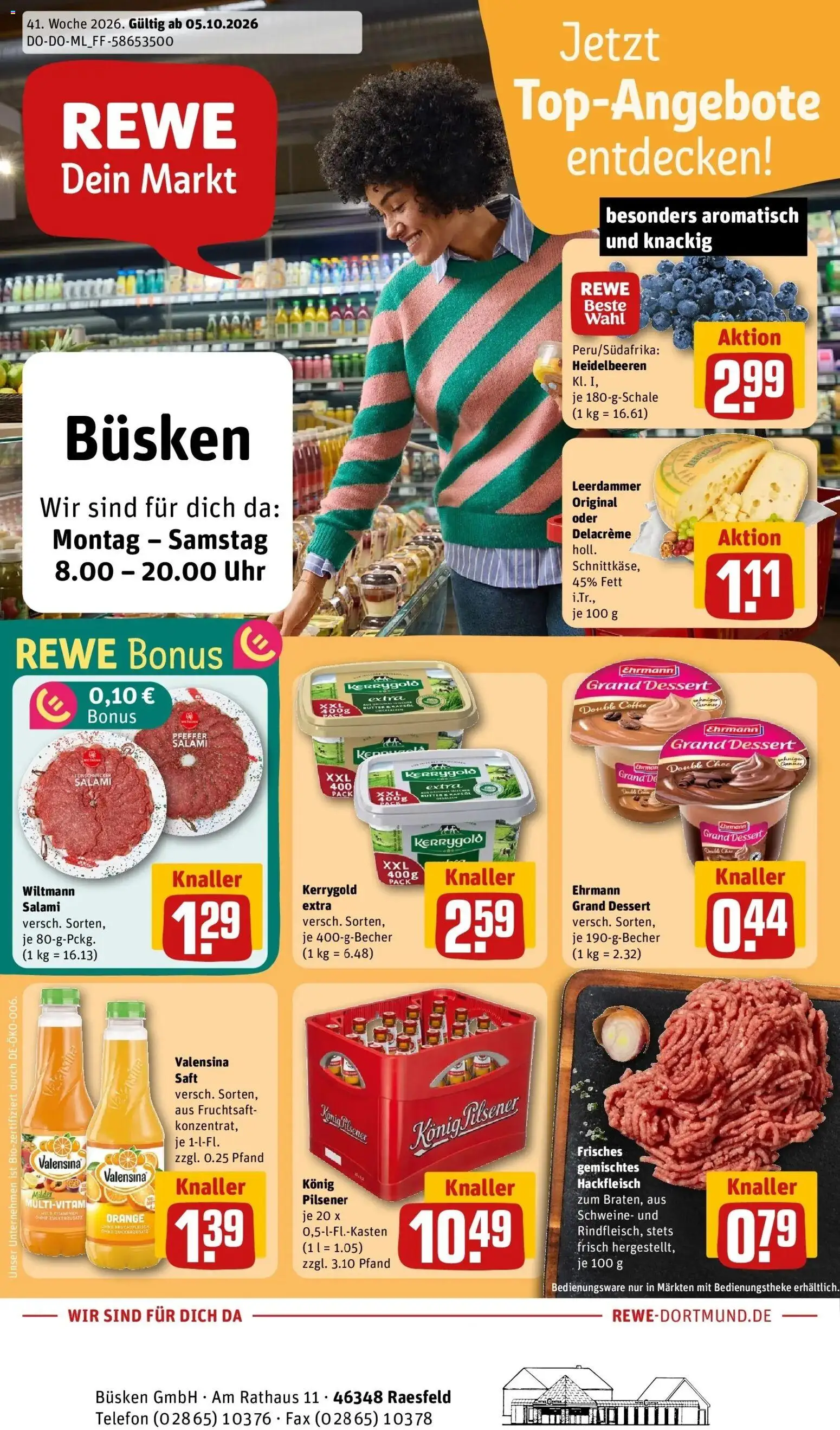 Vorschau von dem Prospekt des Geschäftes Rewe, gültig ab dem 05.10.2026
