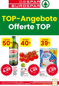 Anteprima dell'opuscolo Eurospar volantino Merano dal negozio Eurospar valido da 25/06/2026