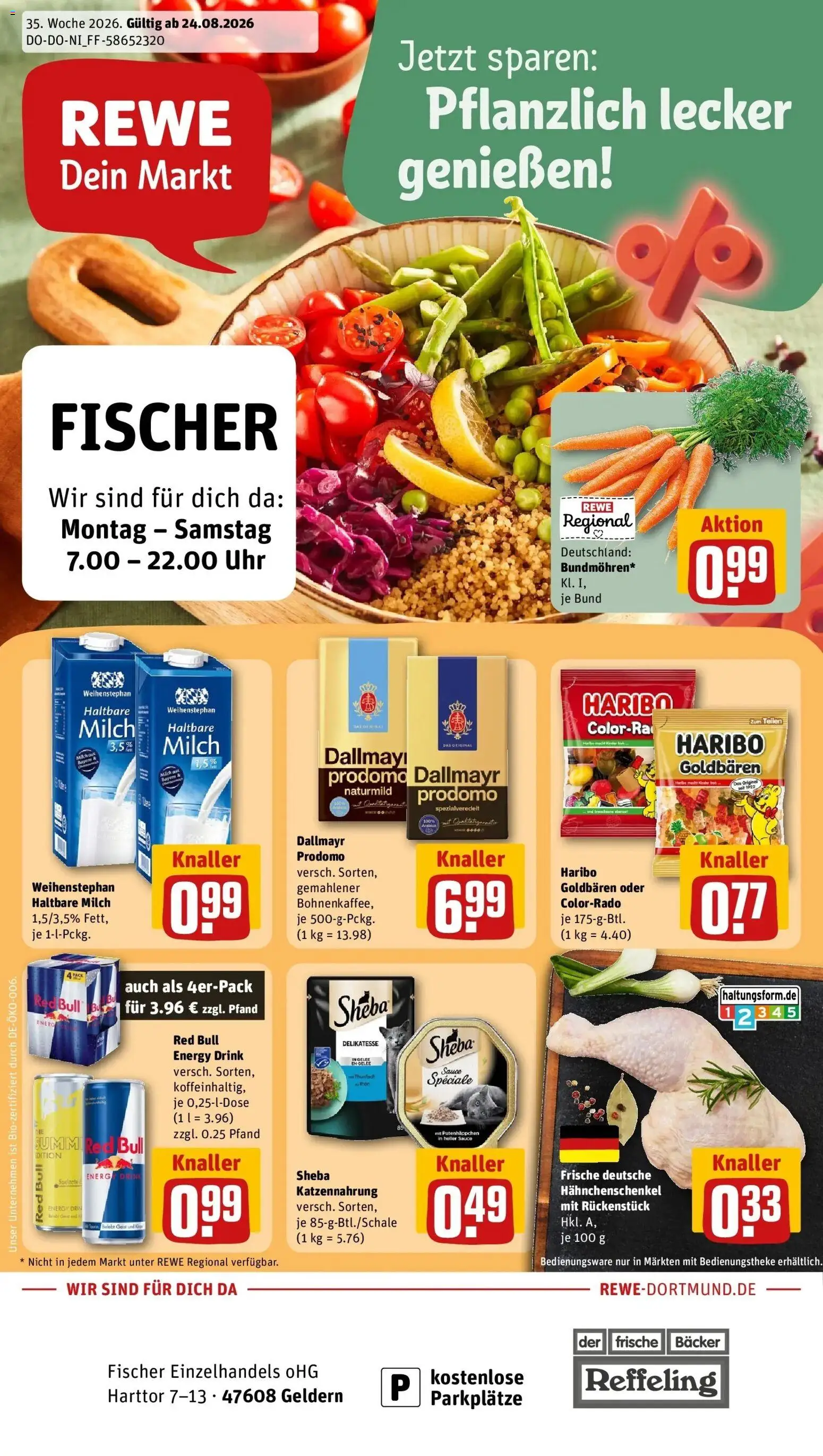 Vorschau von dem Prospekt des Geschäftes Rewe, gültig ab dem 24.08.2026