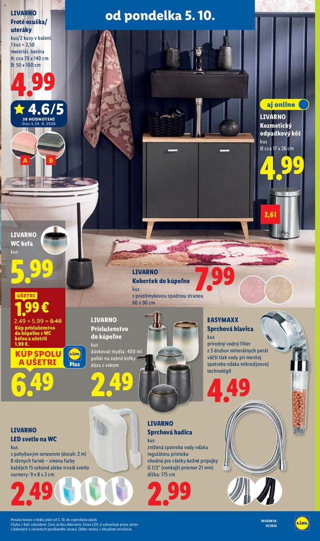 Nový Lidl leták od 05.10.