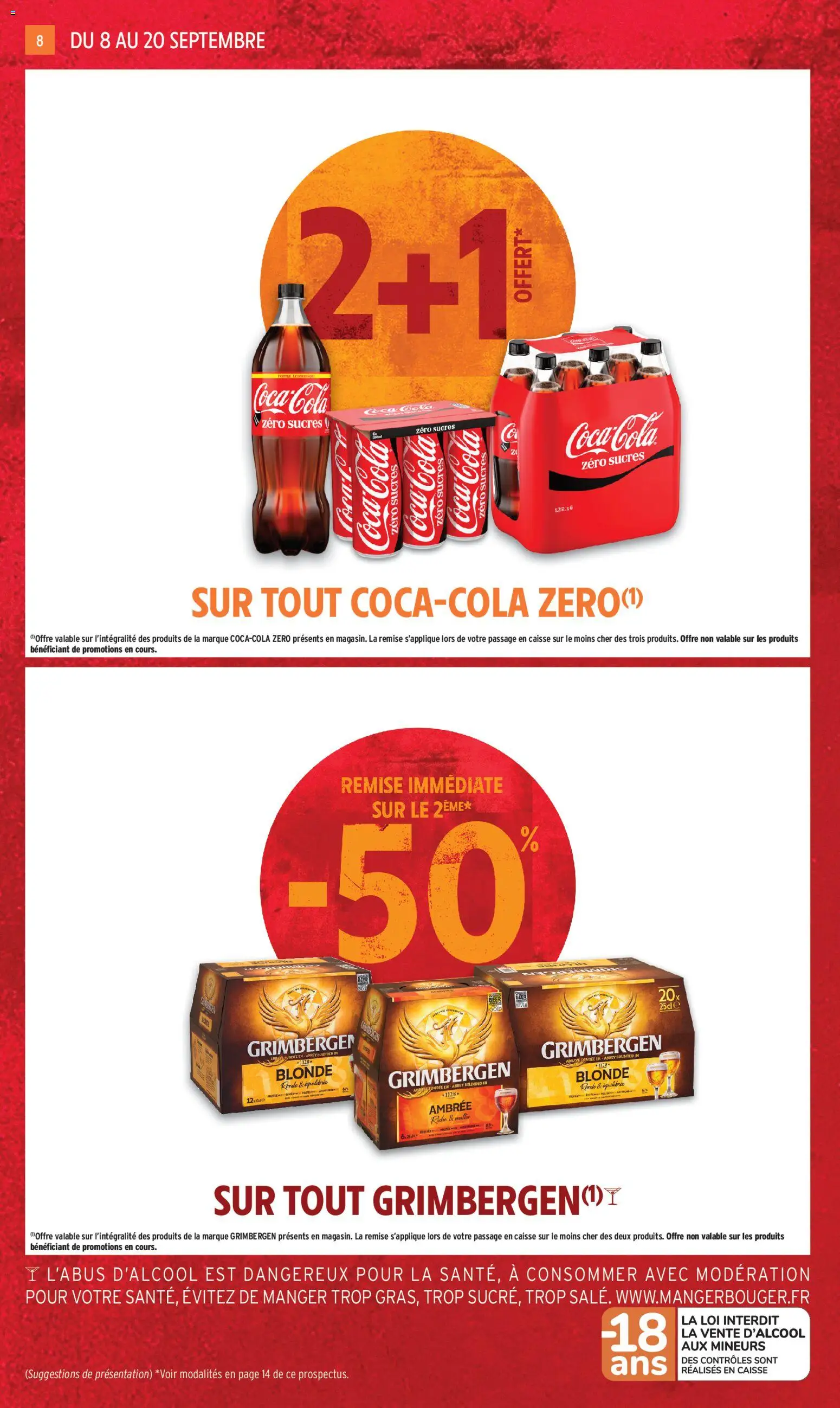 Prévisualisation de Intermarché - C'est notre anniversaire du magasin Intermarché formulaire valide 08/09/2026 - Coca cola, Coca, Coca Cola Zero