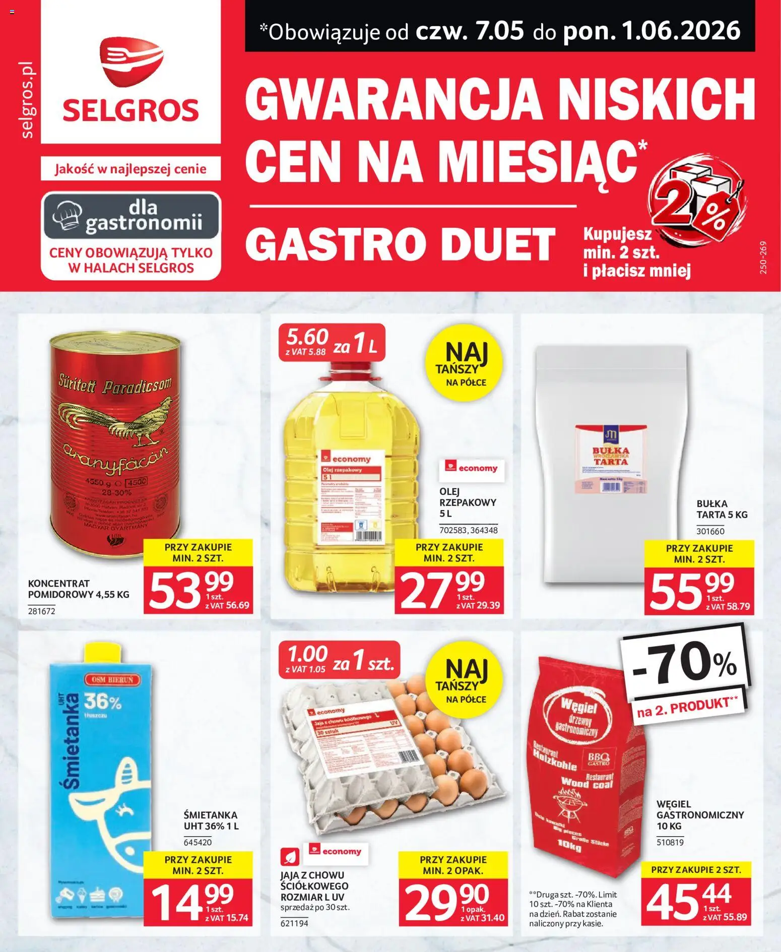 Pogląd gazetki "Selgros cash&carry gazetka - Gastro Duet" ze sklepu Selgros cash&carry ważnej od 07.05.2026