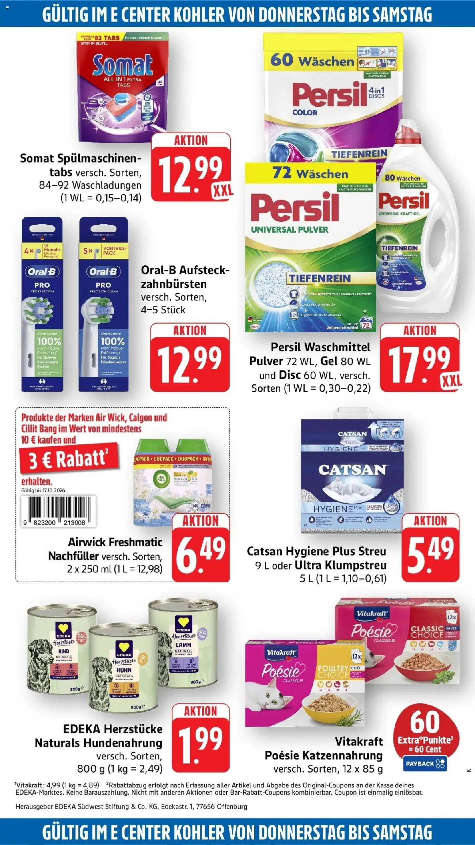 Vorschau von dem Prospekt des Geschäftes Edeka, gültig ab dem 12.10.2026